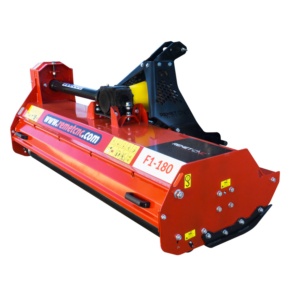 Where are Remet flail mowers manufactured?