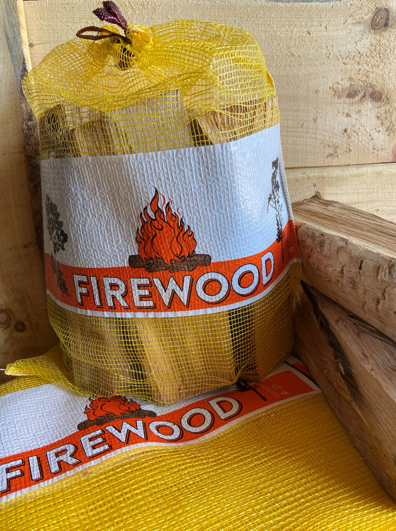 Northern Woodsmen 0.75 CF 18x25 Mesh Firewood Bag - YELLOW Questions & Answers