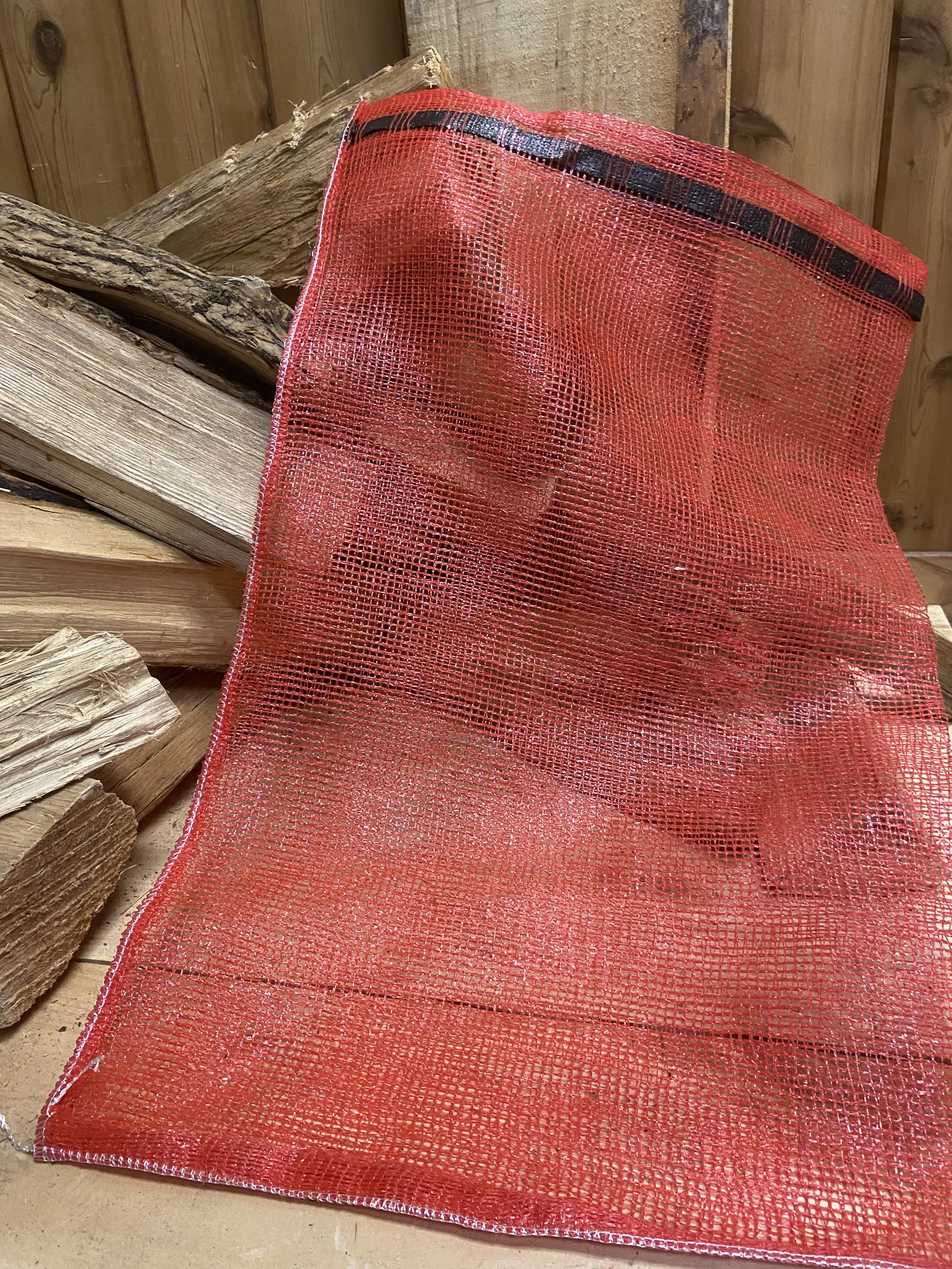 Do you have 18" x 25” unbranded red mesh bags?
