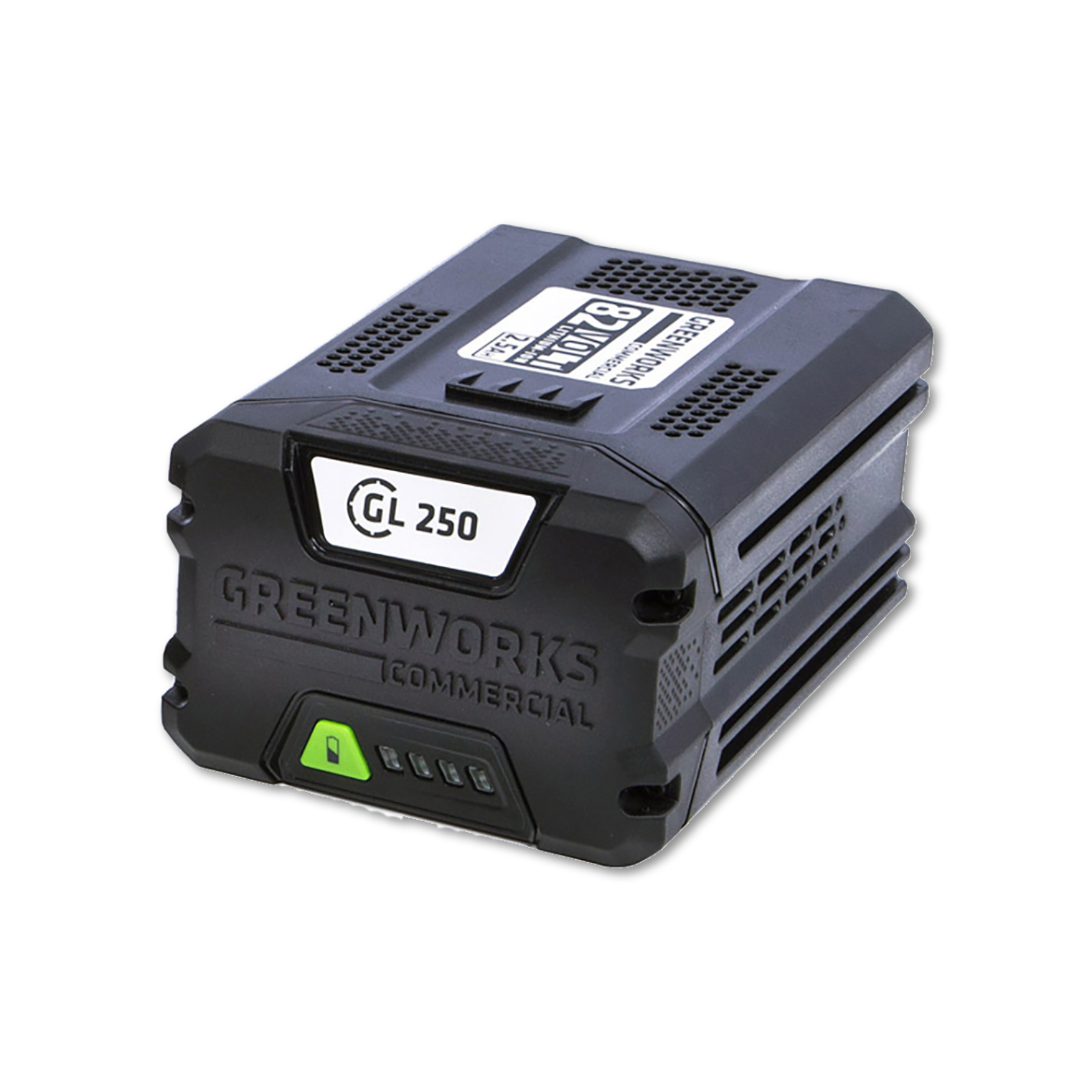 Can a Greenworks 82 Volt GL250 replace a 82 Volt GL 500 battery knowing run time will be shorter?